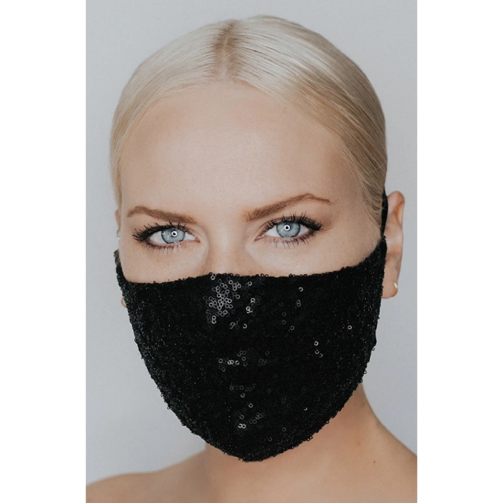 Katie May disco ball face mask